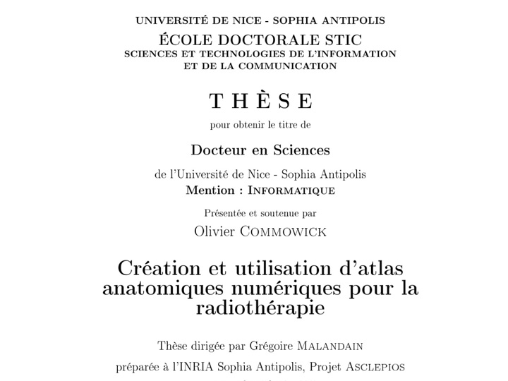 A phd thesis